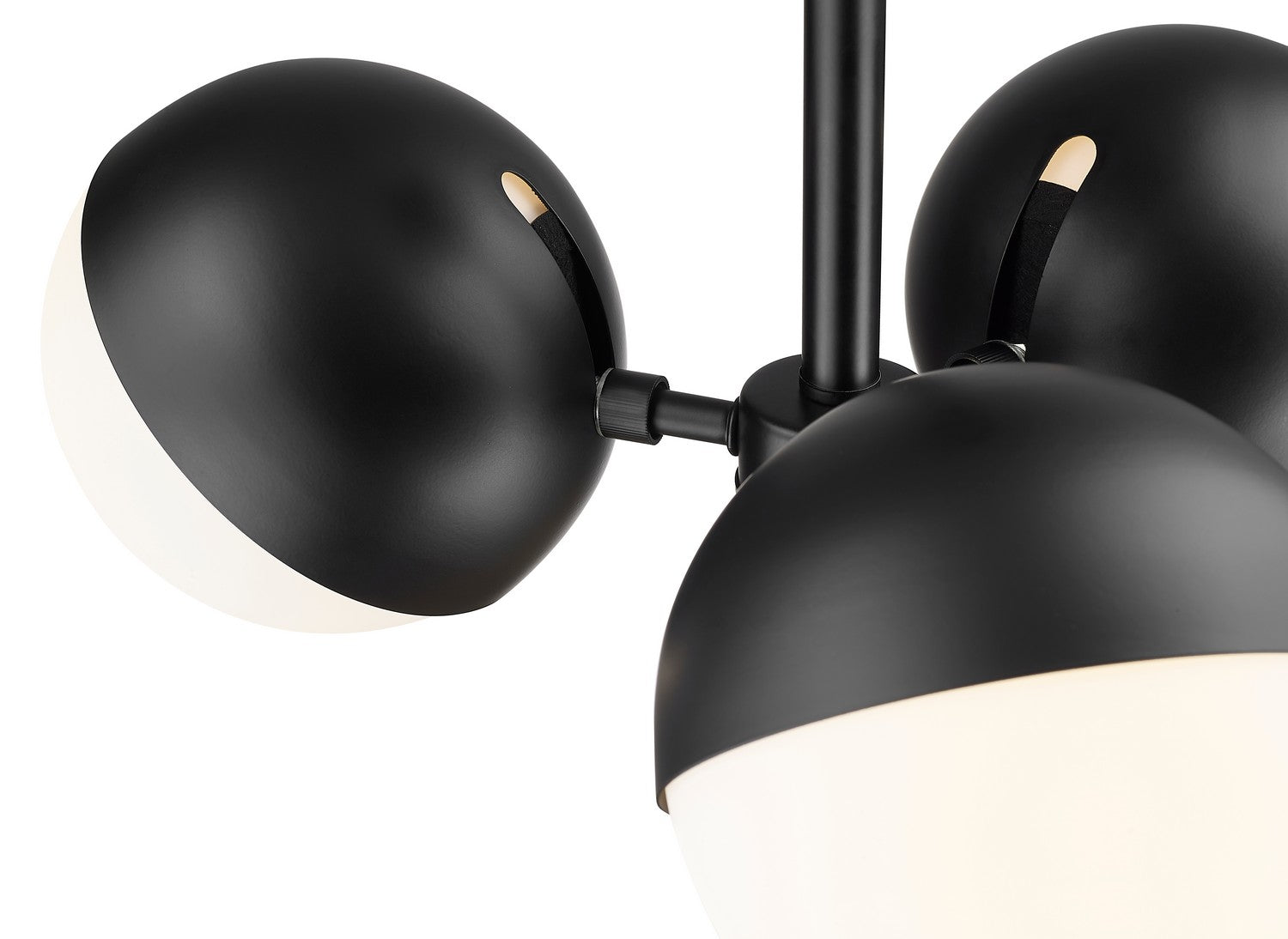 Z-Lite - 7517-3SF-MB - Three Light Semi Flush Mount - Realm Sphere - Matte Black