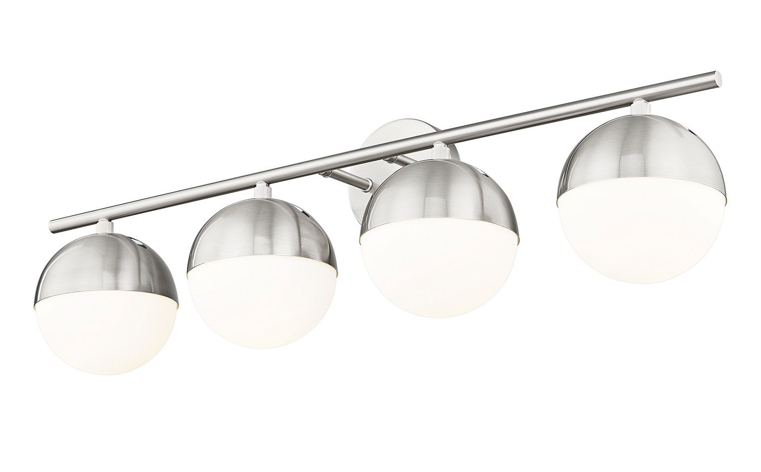 Z-Lite - 7517-4V-BN - Four Light Vanity - Realm Sphere - Brushed Nickel