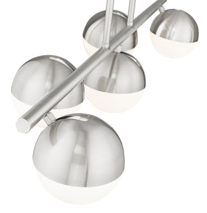 Z-Lite - 7517-5L-BN - Five Light Linear Chandelier - Realm Sphere - Brushed Nickel