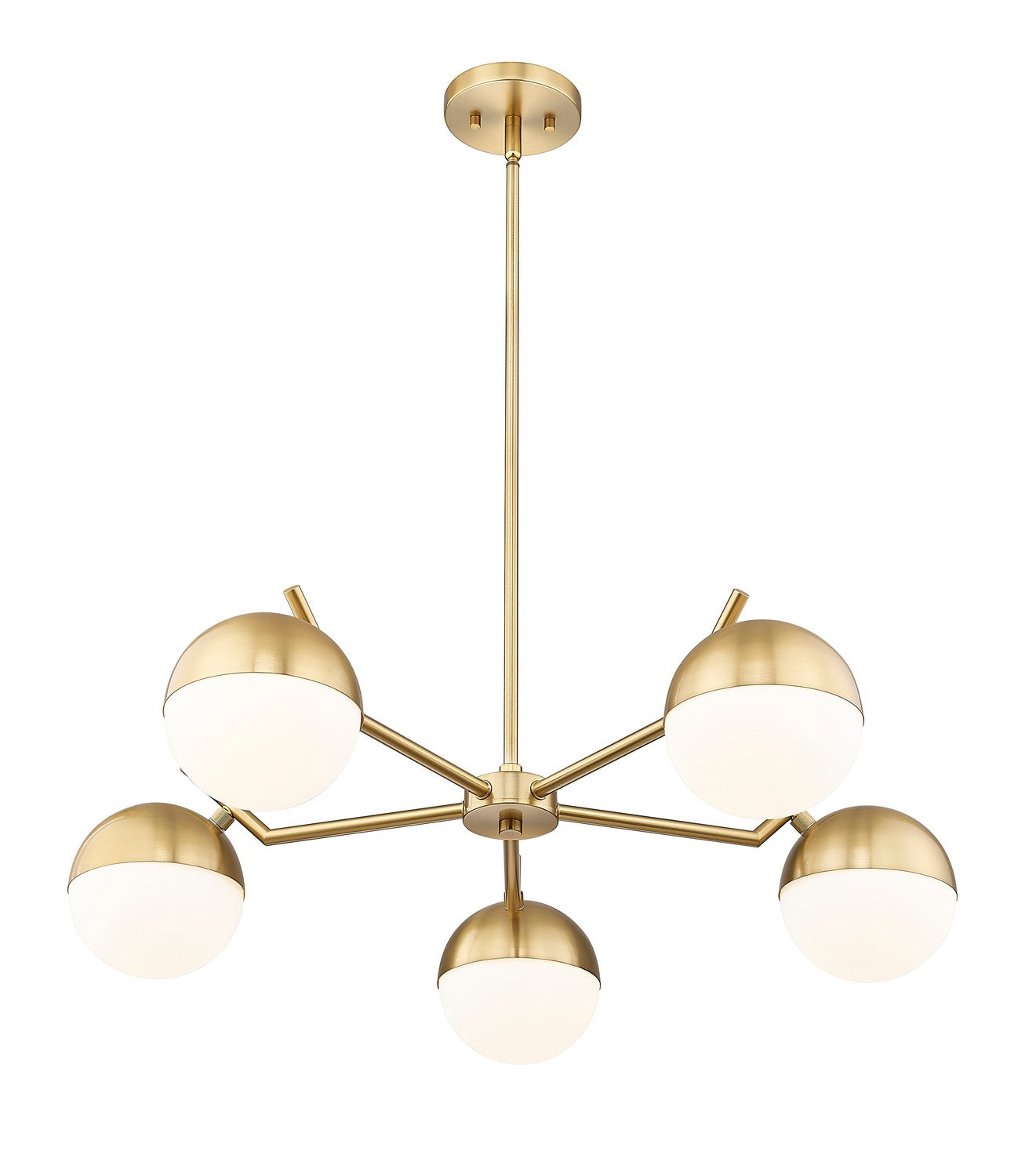 Z-Lite - 7517-5MGLD - Five Light Chandelier - Realm Sphere - Modern Gold