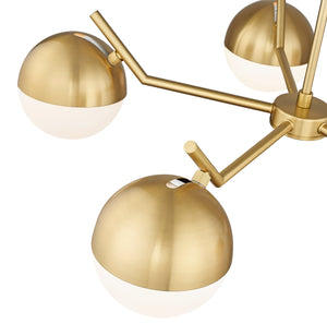 Z-Lite - 7517-5MGLD - Five Light Chandelier - Realm Sphere - Modern Gold