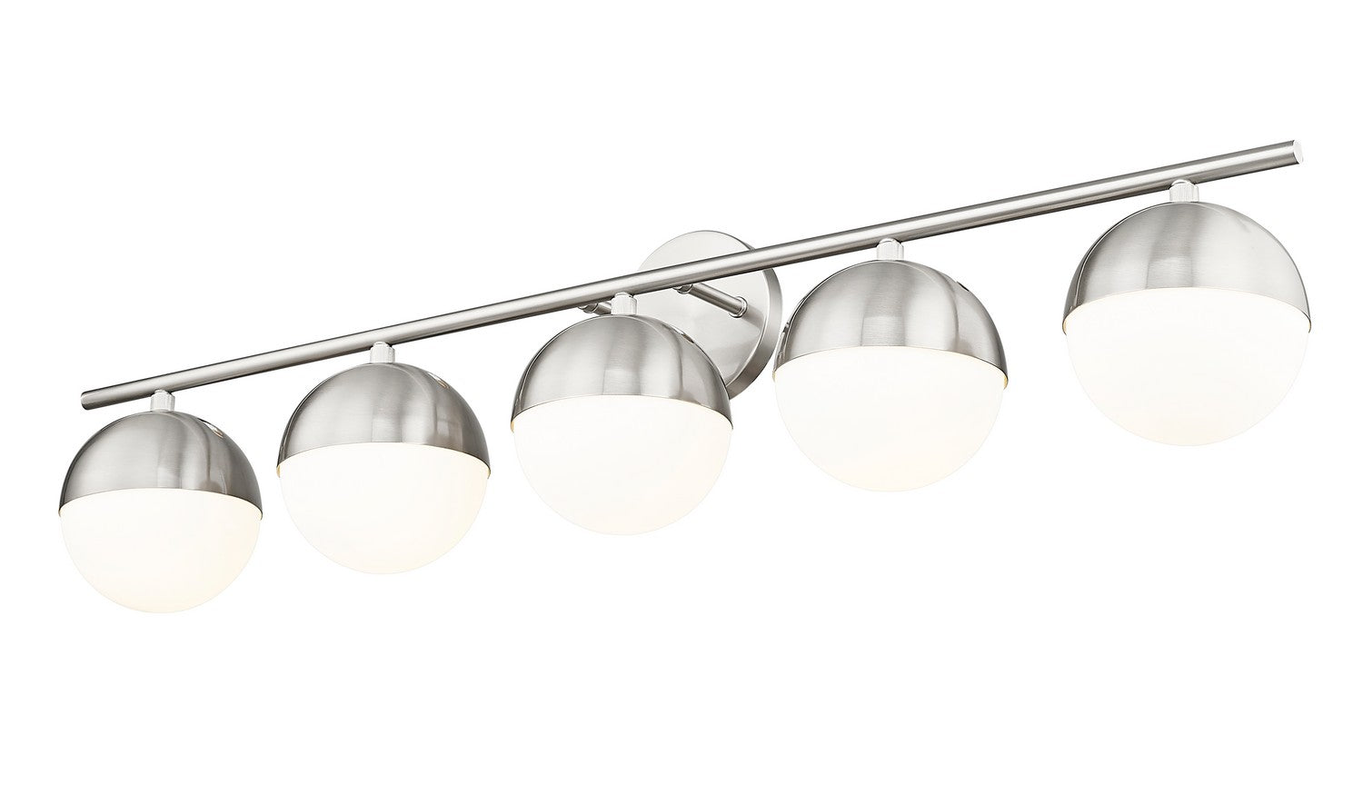 Z-Lite - 7517-5V-BN - Five Light Vanity - Realm Sphere - Brushed Nickel