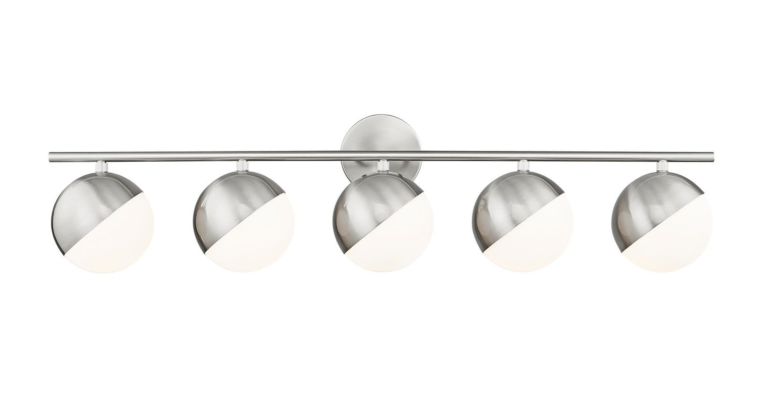 Z-Lite - 7517-5V-BN - Five Light Vanity - Realm Sphere - Brushed Nickel