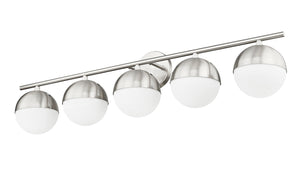 Z-Lite - 7517-5V-BN - Five Light Vanity - Realm Sphere - Brushed Nickel