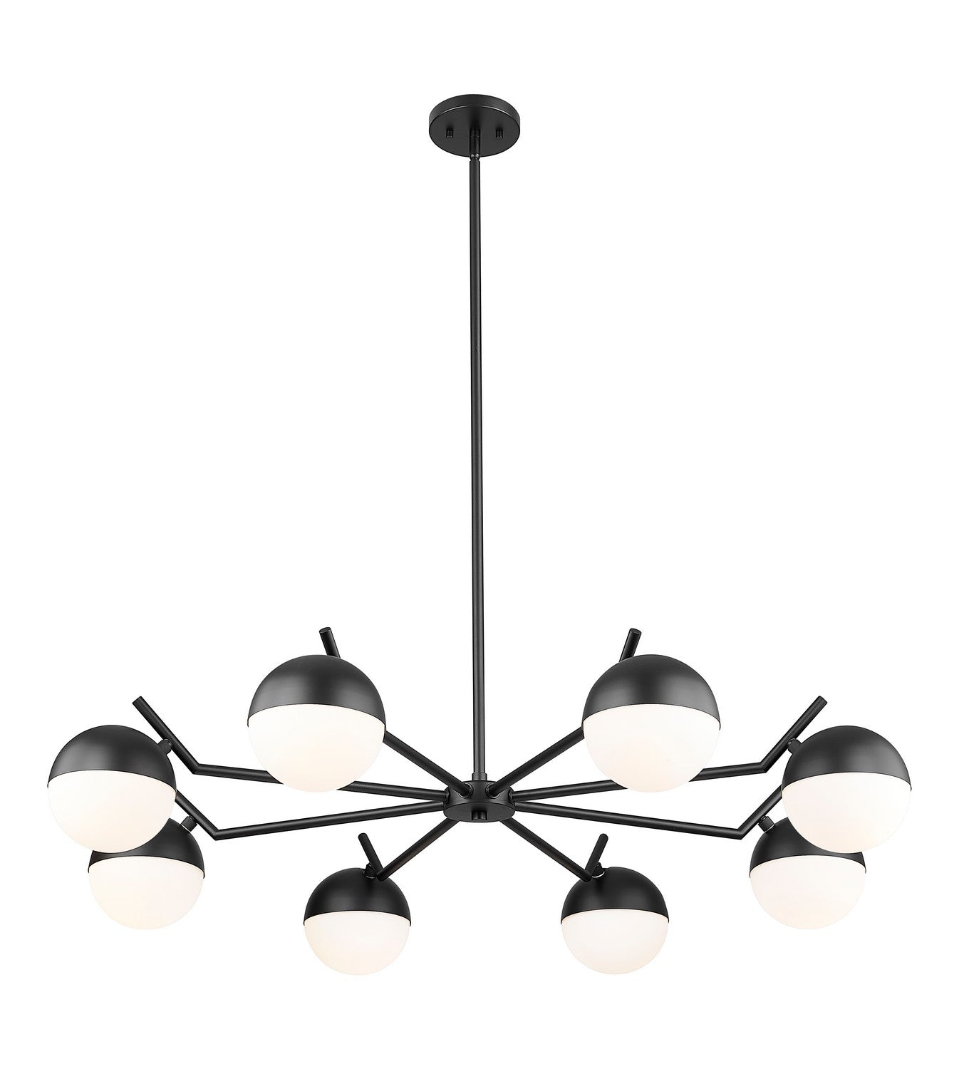 Z-Lite - 7517-8MB - Eight Light Chandelier - Realm Sphere - Matte Black