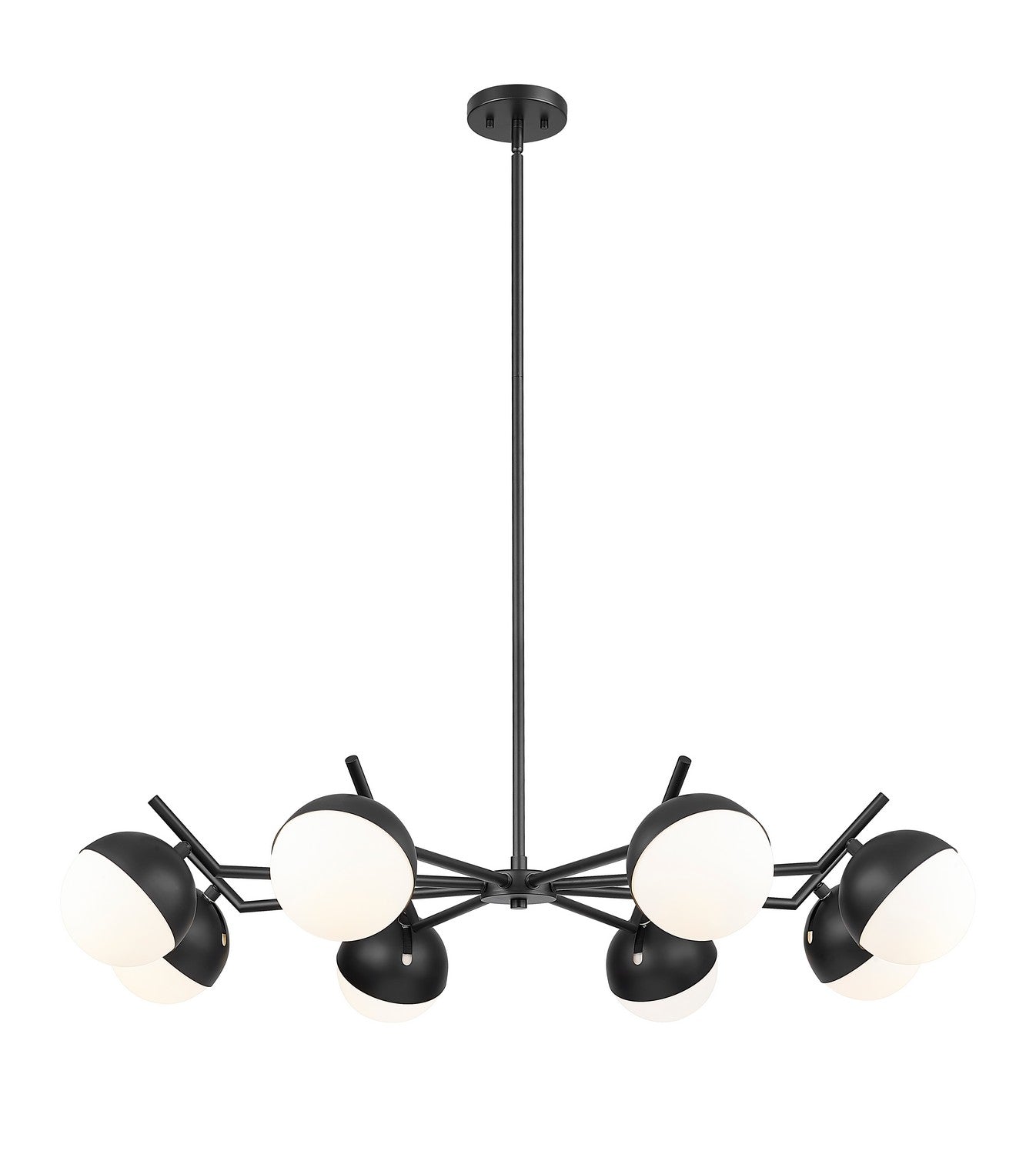 Z-Lite - 7517-8MB - Eight Light Chandelier - Realm Sphere - Matte Black