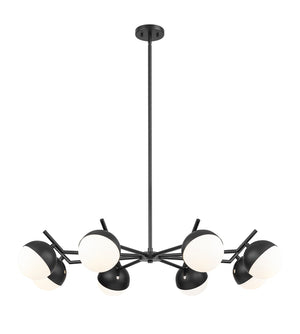 Z-Lite - 7517-8MB - Eight Light Chandelier - Realm Sphere - Matte Black