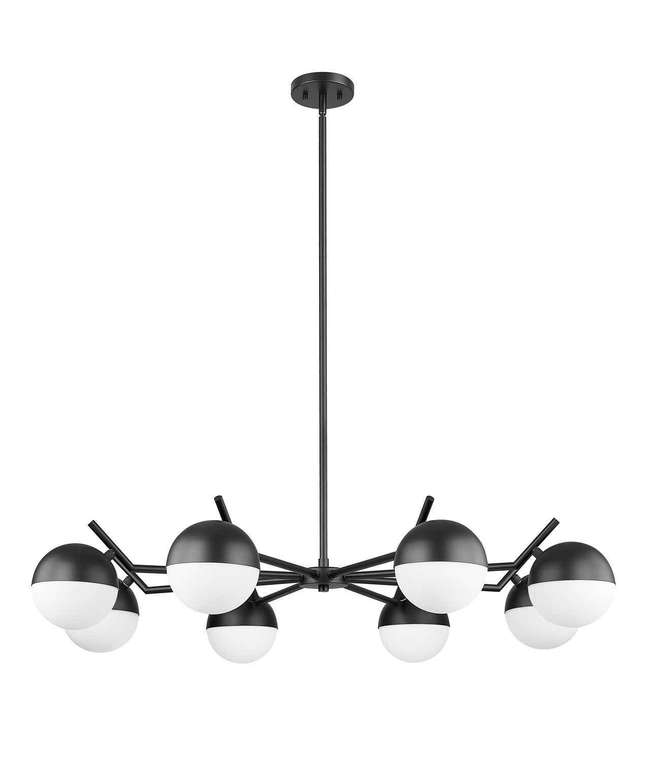 Z-Lite - 7517-8MB - Eight Light Chandelier - Realm Sphere - Matte Black