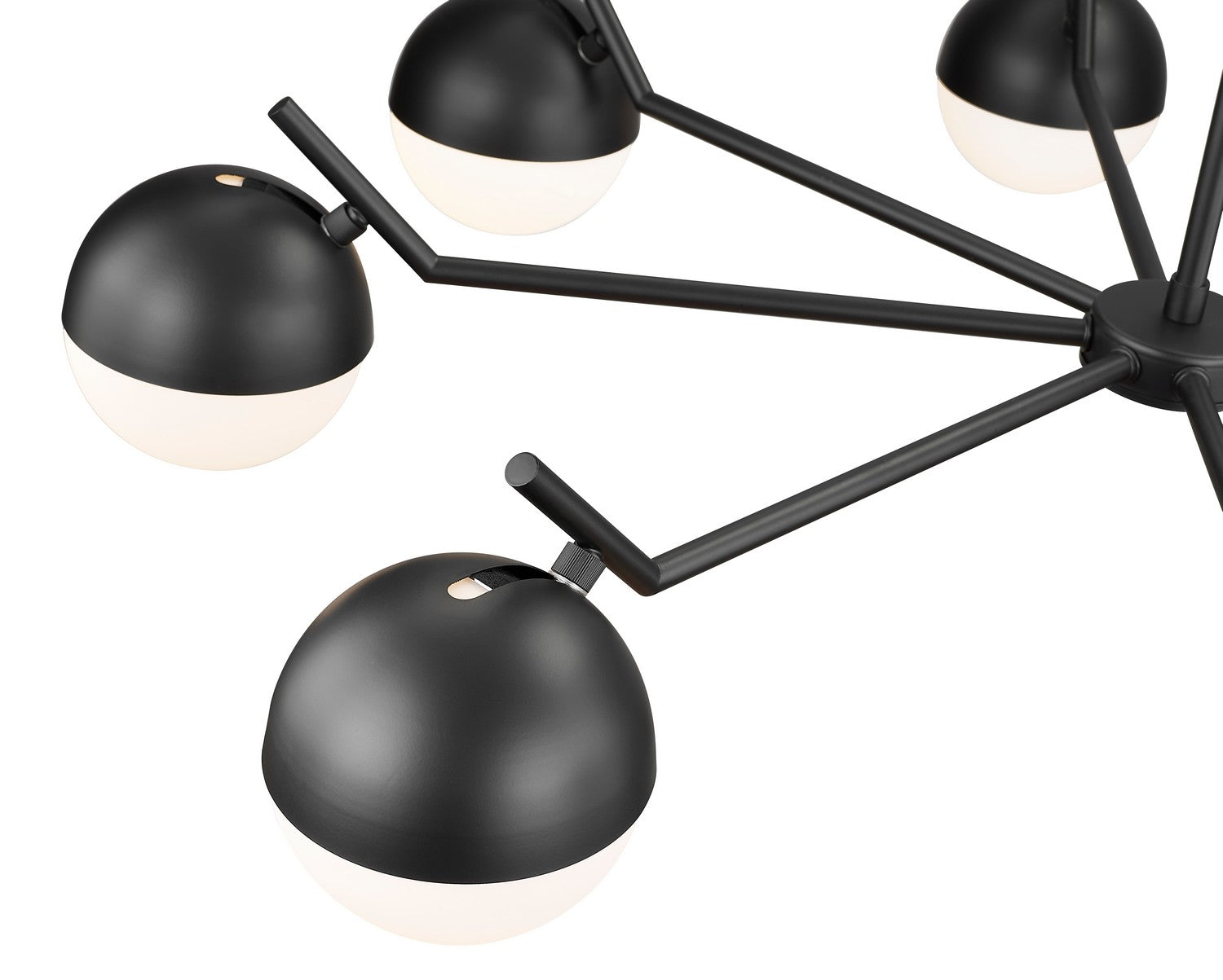 Z-Lite - 7517-8MB - Eight Light Chandelier - Realm Sphere - Matte Black