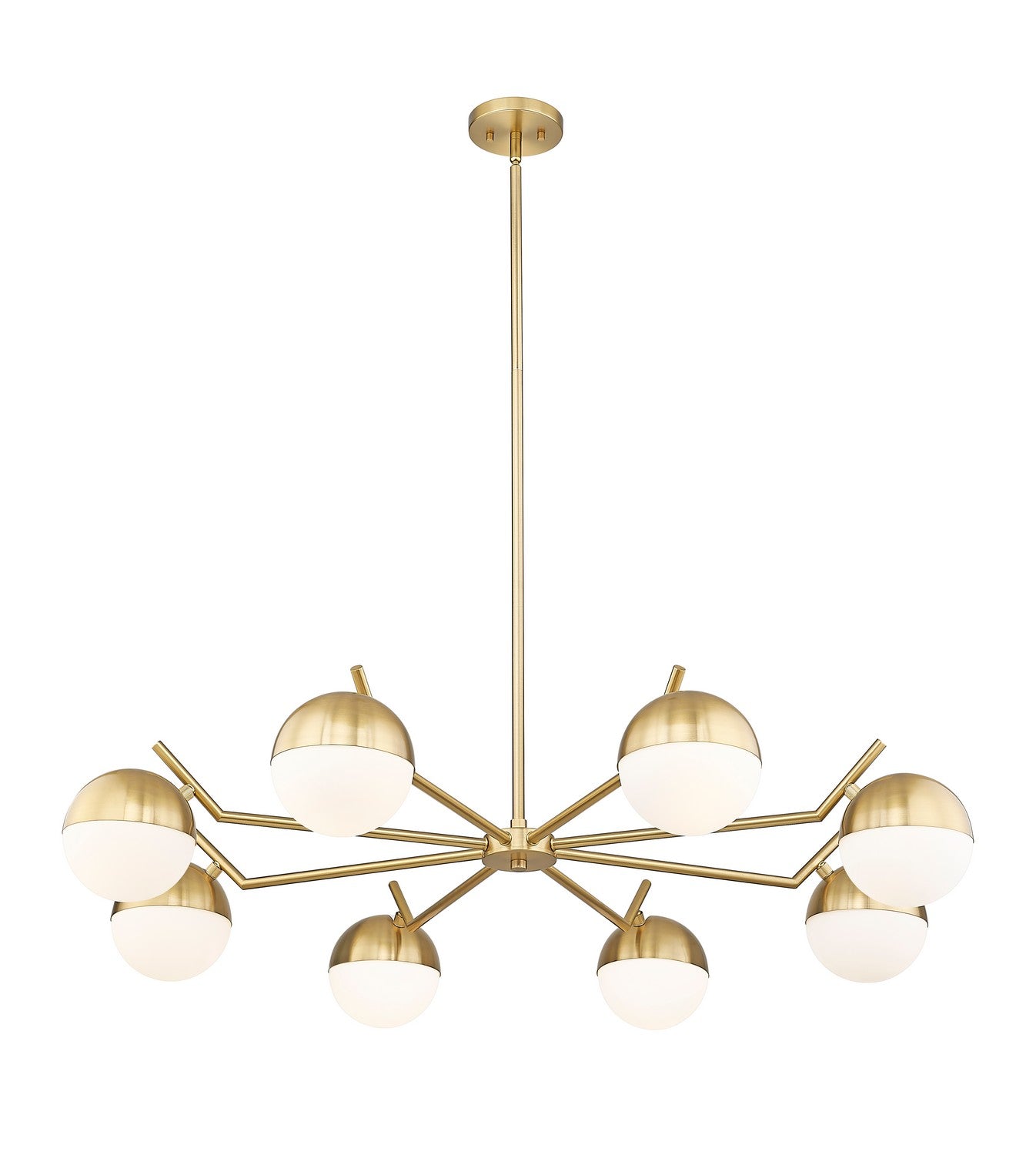 Z-Lite - 7517-8MGLD - Eight Light Chandelier - Realm Sphere - Modern Gold