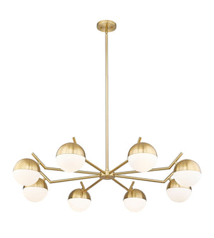 Z-Lite - 7517-8MGLD - Eight Light Chandelier - Realm Sphere - Modern Gold