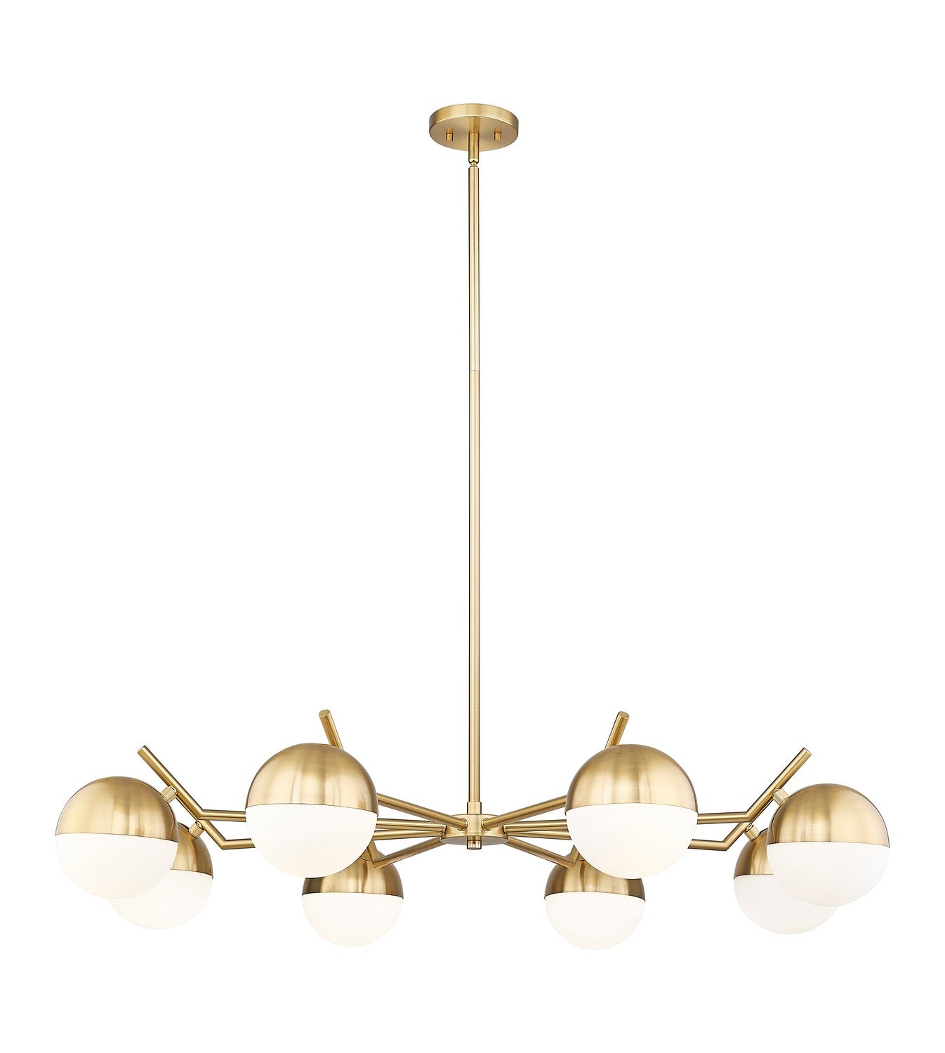 Z-Lite - 7517-8MGLD - Eight Light Chandelier - Realm Sphere - Modern Gold