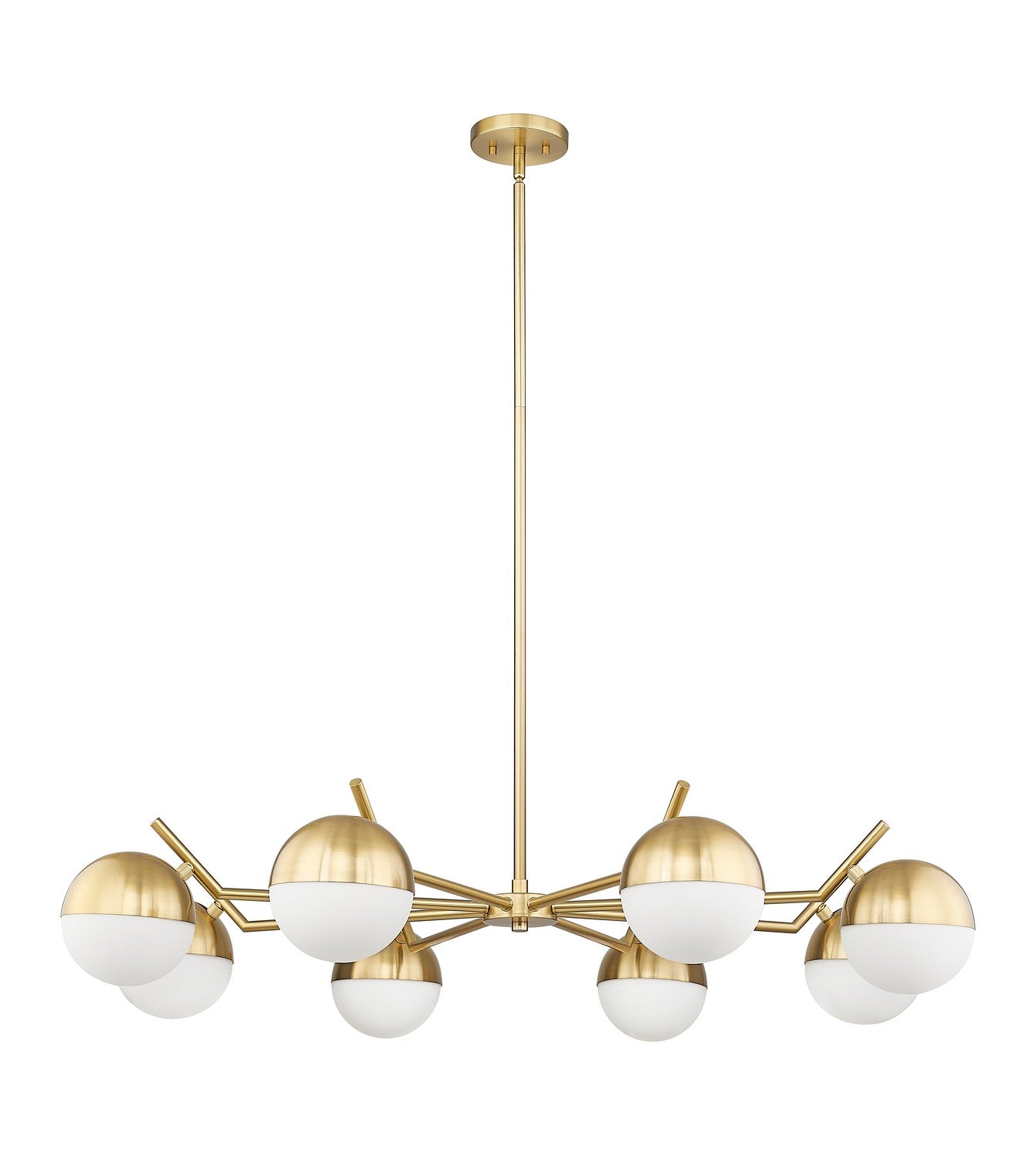 Z-Lite - 7517-8MGLD - Eight Light Chandelier - Realm Sphere - Modern Gold