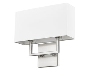 Z-Lite - 815-2S-BN - Two Light Wall Sconce - Saxon - Brushed Nickel