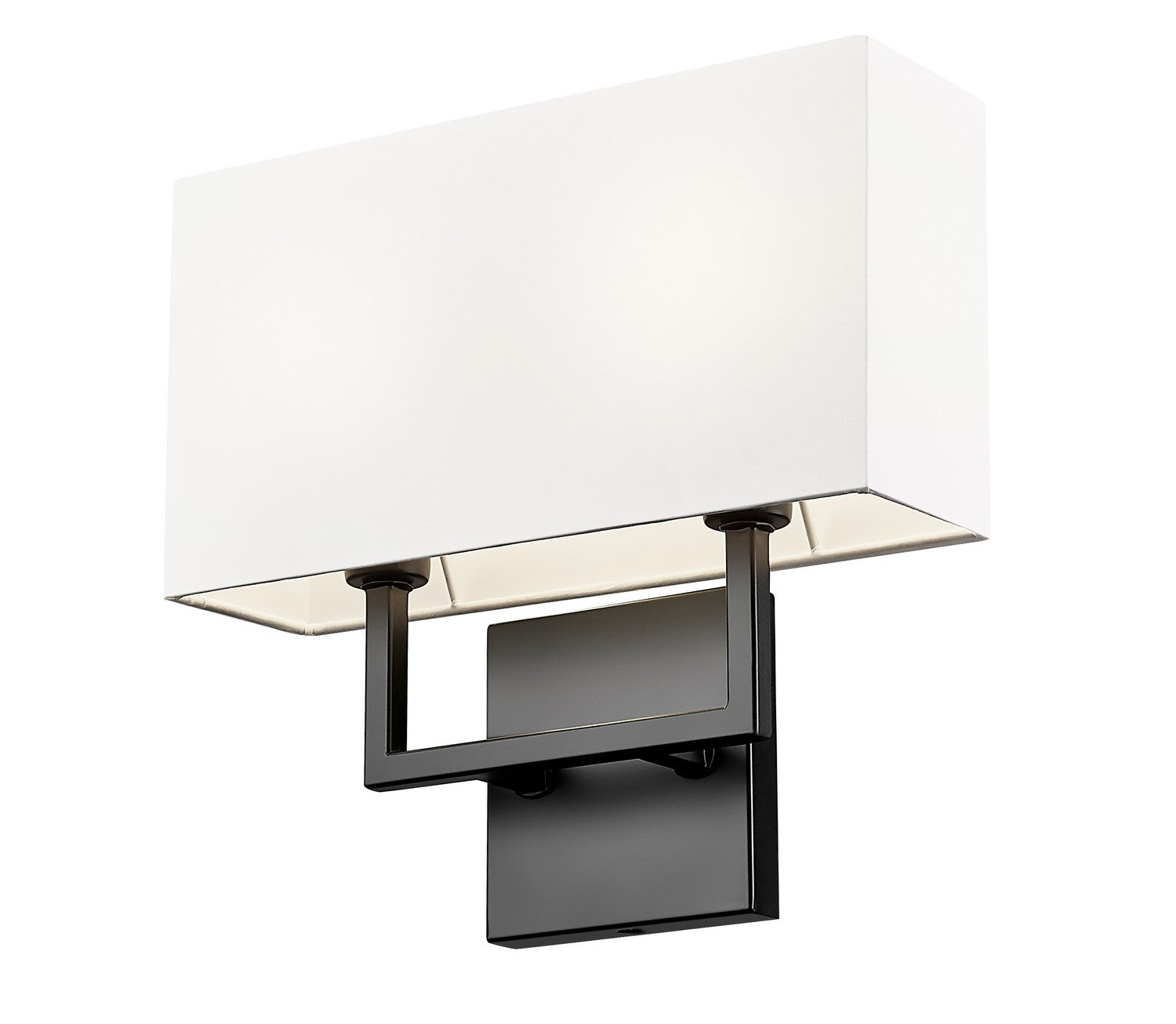 Z-Lite - 815-2S-MB - Two Light Wall Sconce - Saxon - Matte Black