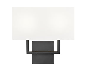 Z-Lite - 815-2S-MB - Two Light Wall Sconce - Saxon - Matte Black