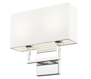 Z-Lite - 815-2S-PN - Two Light Wall Sconce - Saxon - Polished Nickel