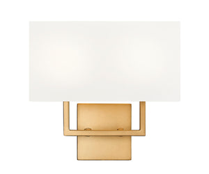Z-Lite - 815-2S-RB - Two Light Wall Sconce - Saxon - Rubbed Brass