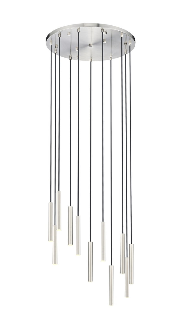 Z-Lite - 919MP12-11R-BN-LED - LED Chandelier - Forest - Brushed Nickel