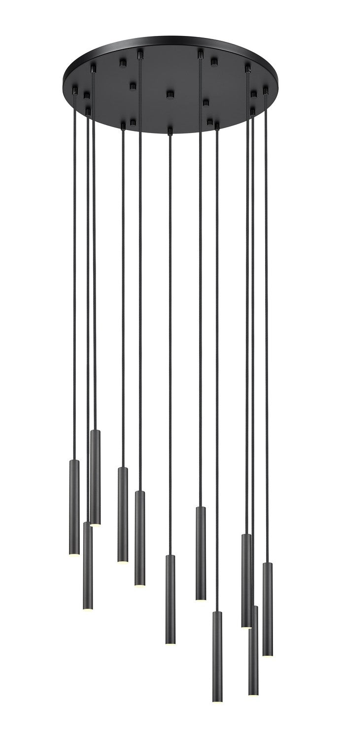 Z-Lite - 919MP12-11R-MB-LED - LED Chandelier - Forest - Matte Black