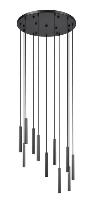 Z-Lite - 919MP12-11R-MB-LED - LED Chandelier - Forest - Matte Black