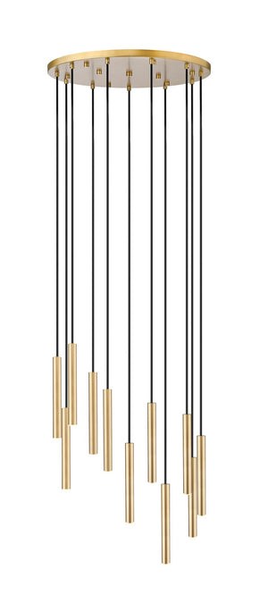 Z-Lite - 919MP12-11R-MGLD-LED - LED Chandelier - Forest - Modern Gold