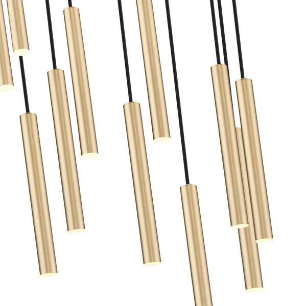 Z-Lite - 919MP12-11R-MGLD-LED - LED Chandelier - Forest - Modern Gold