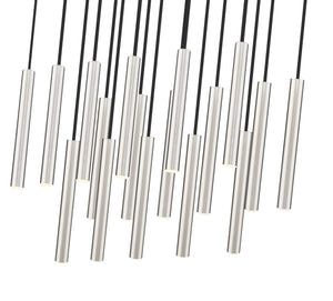 Z-Lite - 919MP12-17L-BN-LED - LED Linear Chandelier - Forest - Brushed Nickel