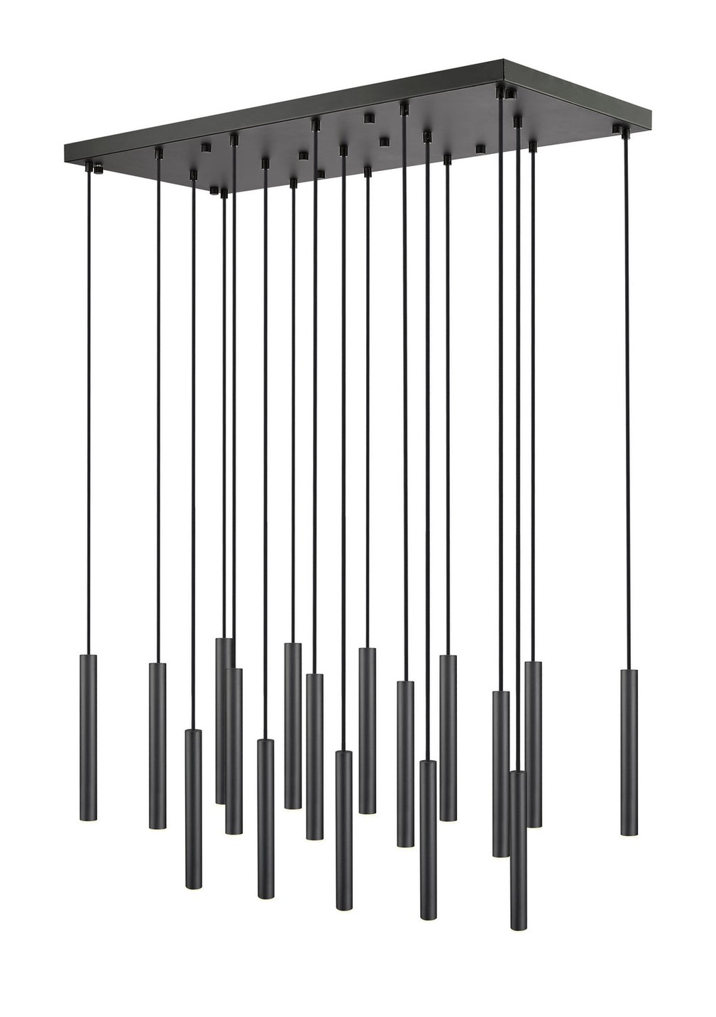 Z-Lite - 919MP12-17L-MB-LED - LED Linear Chandelier - Forest - Matte Black