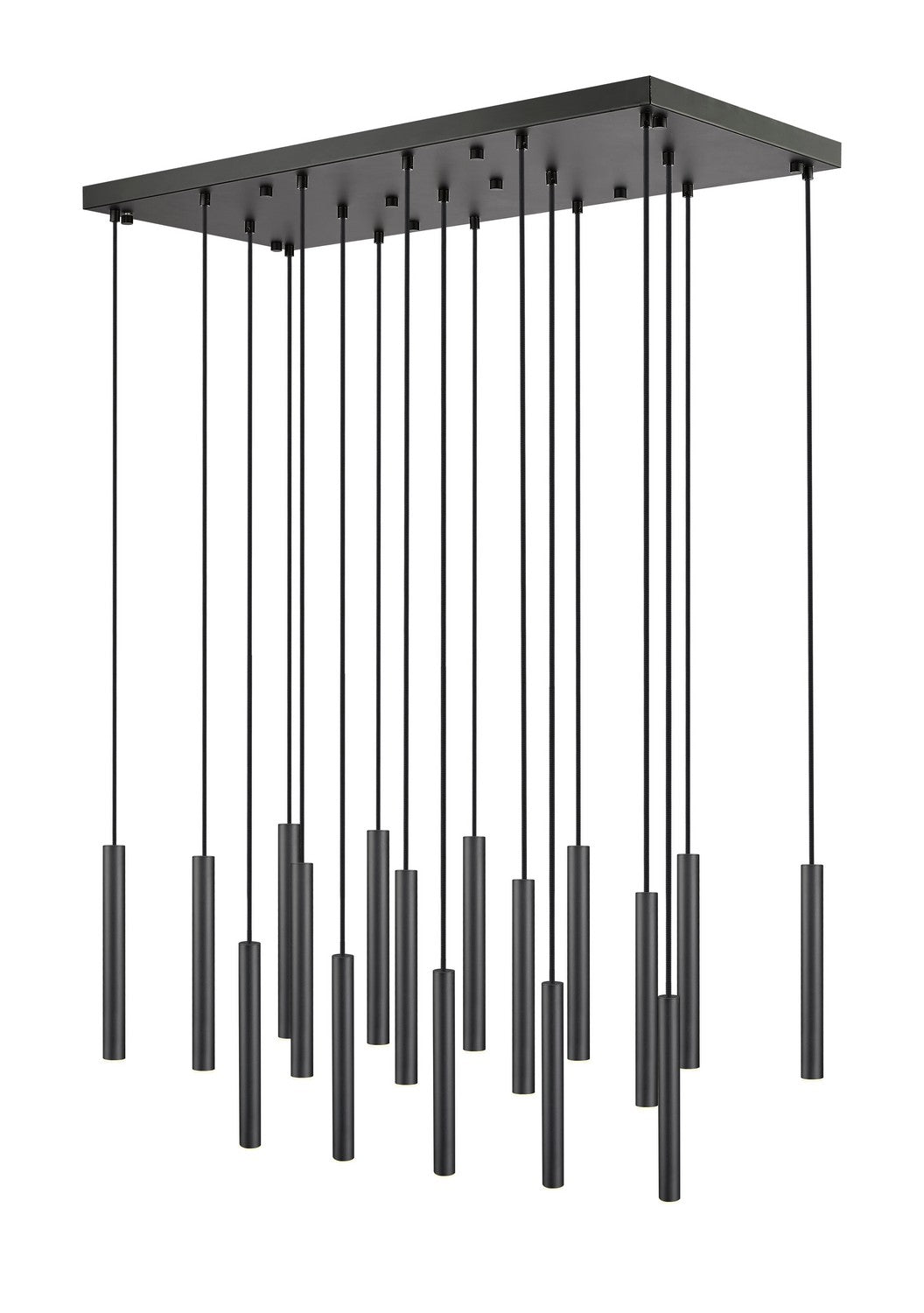 Z-Lite - 919MP12-17L-MB-LED - LED Linear Chandelier - Forest - Matte Black
