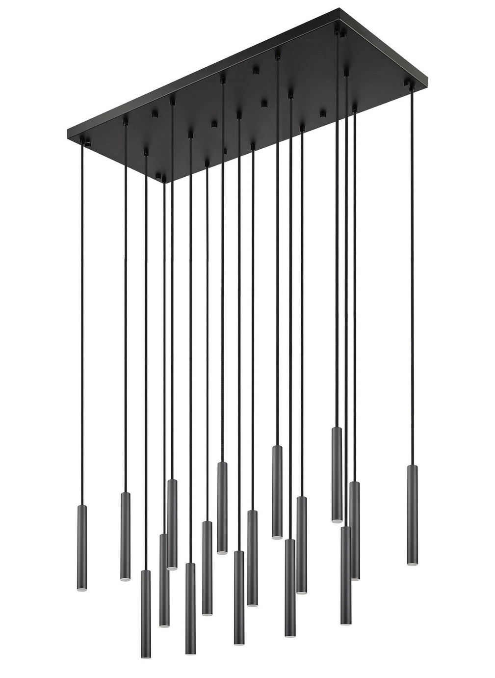 Z-Lite - 919MP12-17L-MB-LED - LED Linear Chandelier - Forest - Matte Black