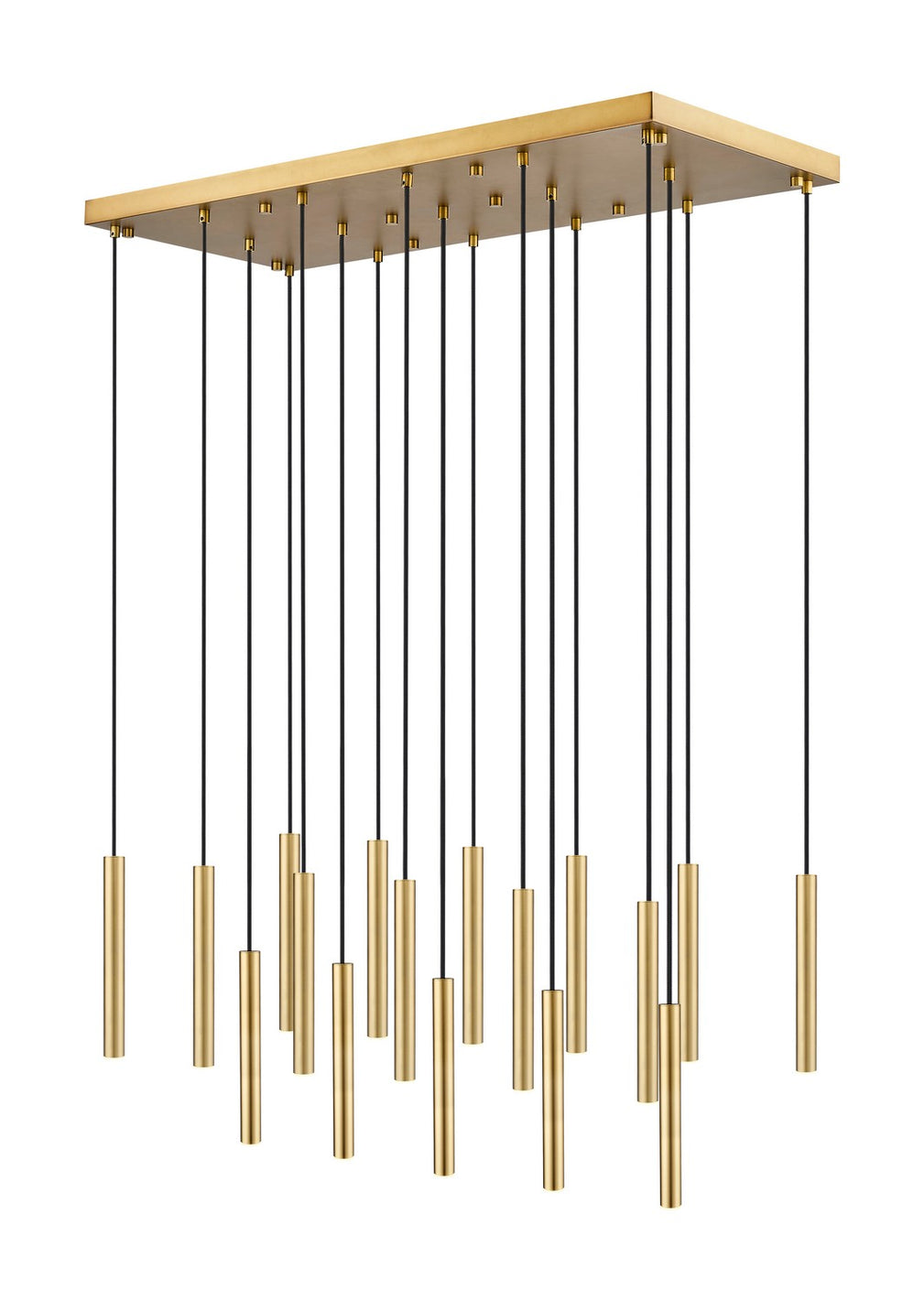 Z-Lite - 919MP12-17L-MGLD-LED - LED Linear Chandelier - Forest - Modern Gold