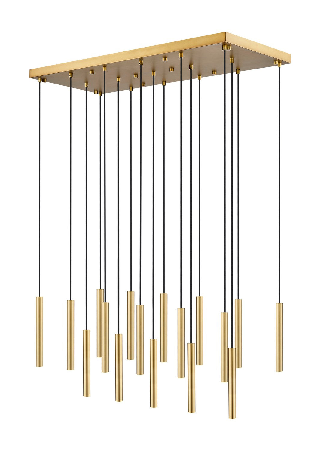 Z-Lite - 919MP12-17L-MGLD-LED - LED Linear Chandelier - Forest - Modern Gold