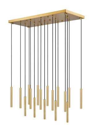 Z-Lite - 919MP12-17L-MGLD-LED - LED Linear Chandelier - Forest - Modern Gold