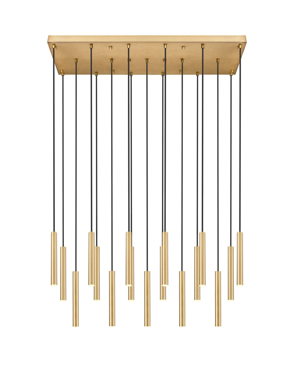 Z-Lite - 919MP12-17L-MGLD-LED - LED Linear Chandelier - Forest - Modern Gold