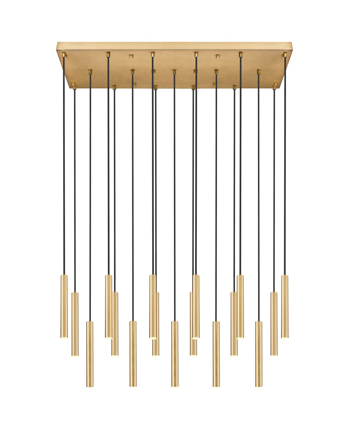 Z-Lite - 919MP12-17L-MGLD-LED - LED Linear Chandelier - Forest - Modern Gold