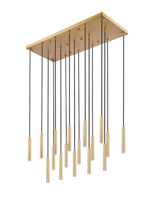 Z-Lite - 919MP12-17L-MGLD-LED - LED Linear Chandelier - Forest - Modern Gold