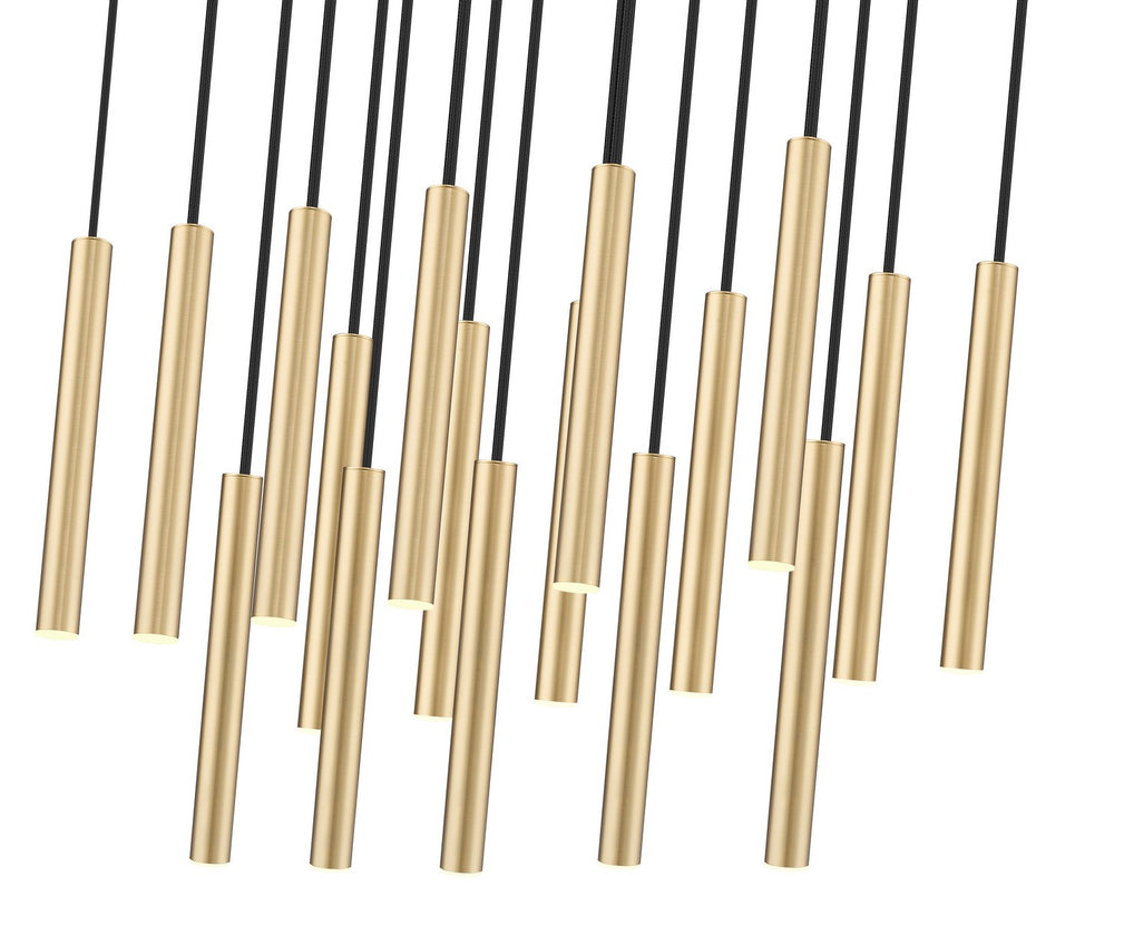 Z-Lite - 919MP12-17L-MGLD-LED - LED Linear Chandelier - Forest - Modern Gold