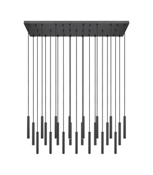 Z-Lite - 919MP12-23L-MB-LED - LED Linear Chandelier - Forest - Matte Black
