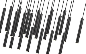 Z-Lite - 919MP12-23L-MB-LED - LED Linear Chandelier - Forest - Matte Black