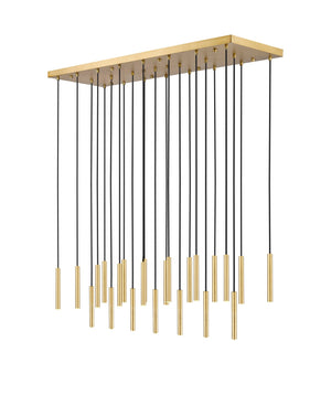 Z-Lite - 919MP12-23L-MGLD-LED - LED Linear Chandelier - Forest - Modern Gold