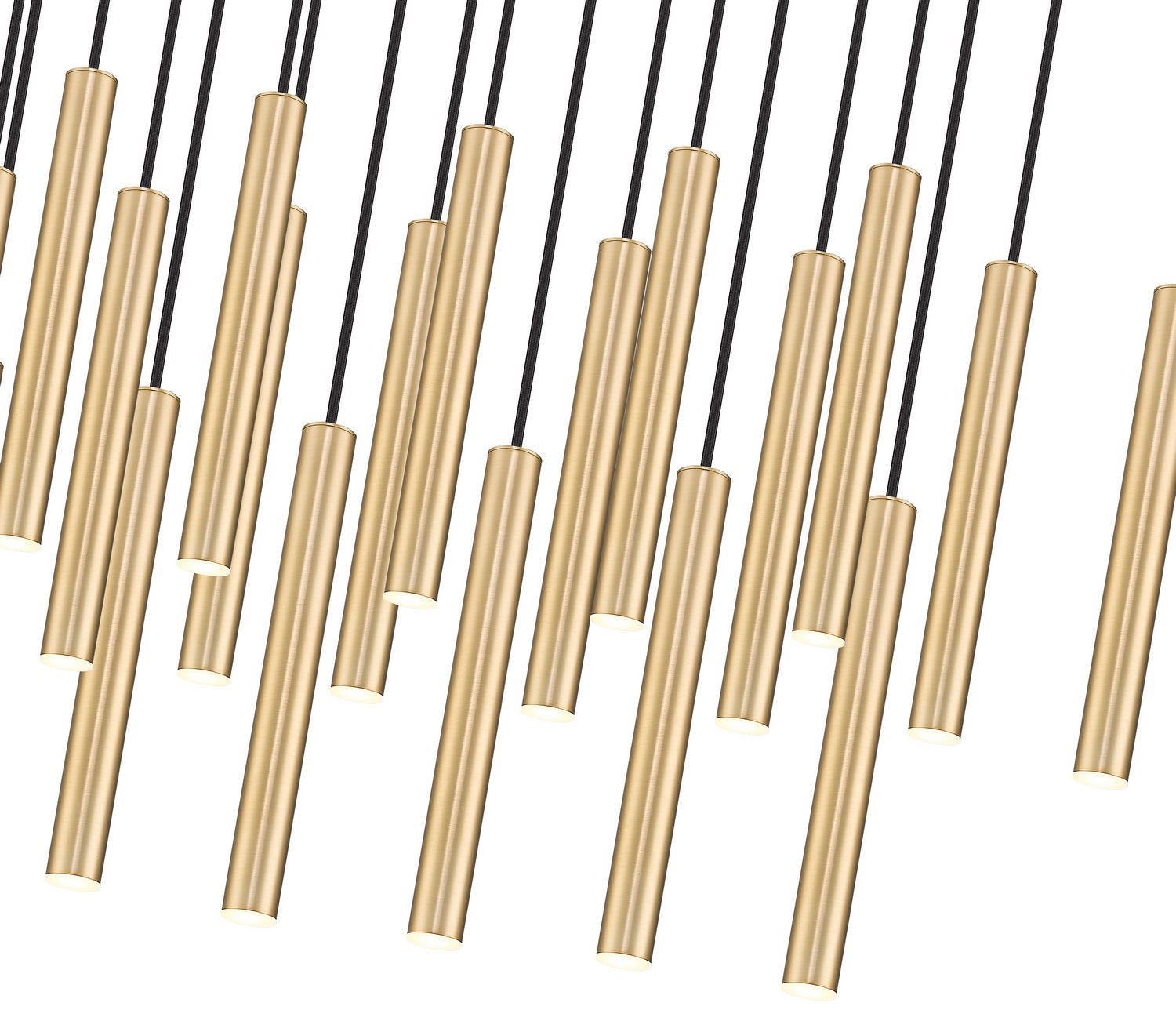 Z-Lite - 919MP12-23L-MGLD-LED - LED Linear Chandelier - Forest - Modern Gold