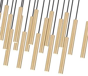 Z-Lite - 919MP12-23L-MGLD-LED - LED Linear Chandelier - Forest - Modern Gold