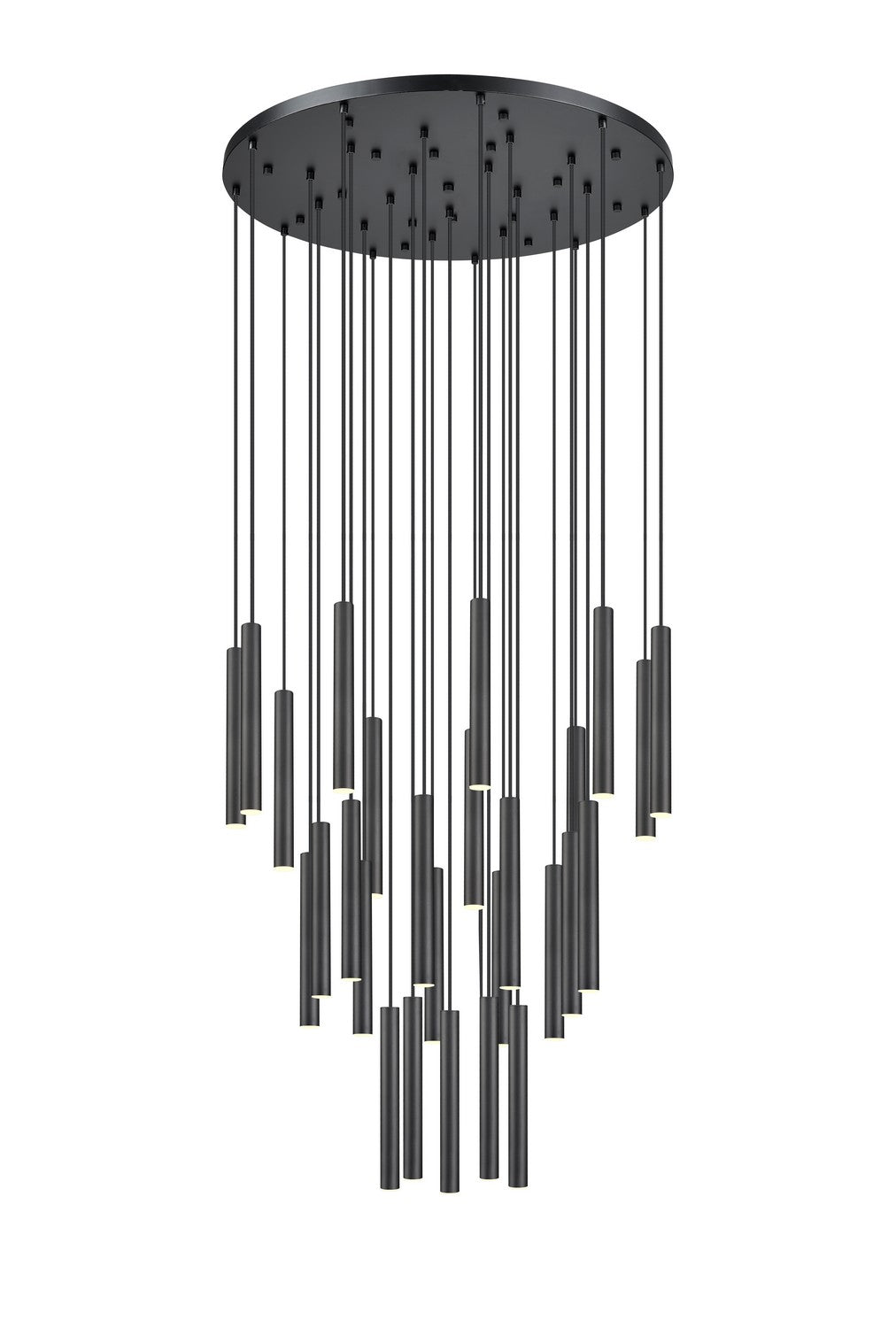 Z-Lite - 919MP12-27R-MB-LED - LED Chandelier - Forest - Matte Black