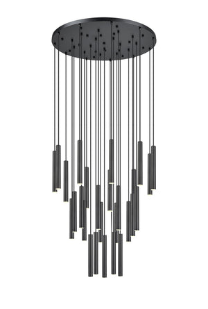 Z-Lite - 919MP12-27R-MB-LED - LED Chandelier - Forest - Matte Black