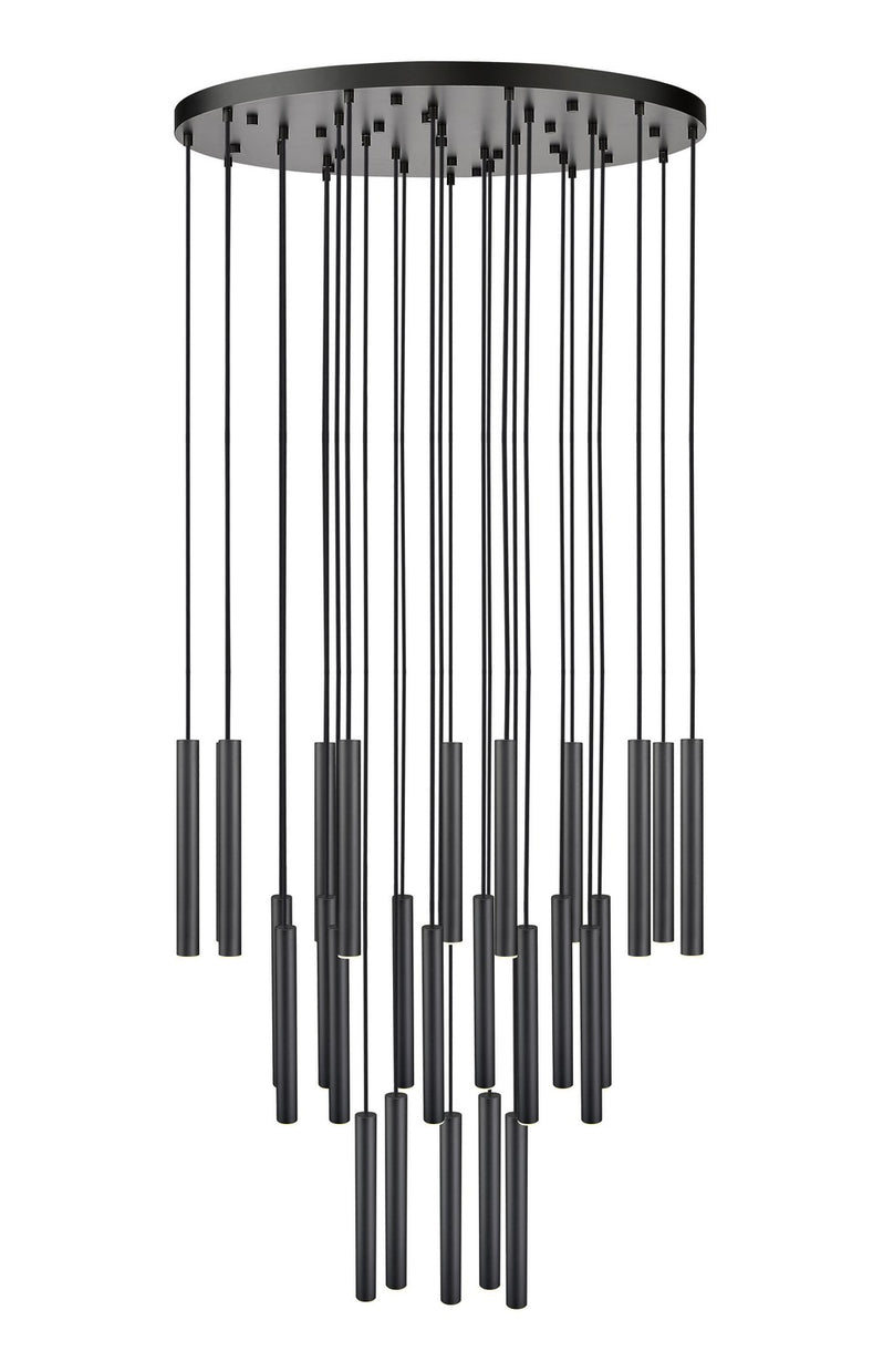 Z-Lite - 919MP12-27R-MB-LED - LED Chandelier - Forest - Matte Black