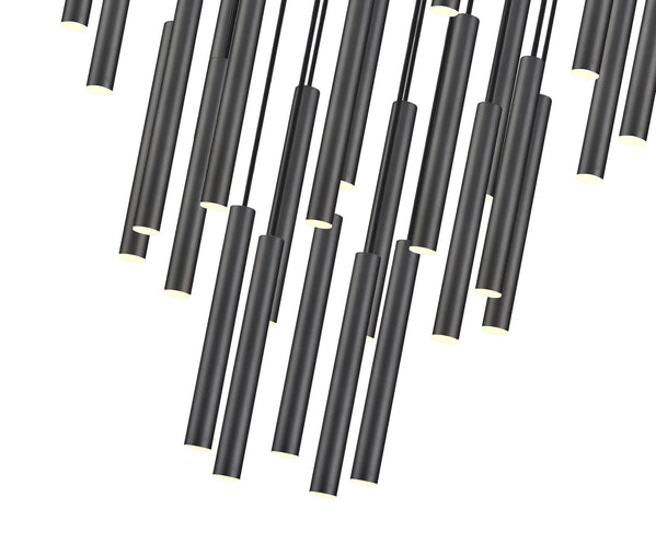 Z-Lite - 919MP12-27R-MB-LED - LED Chandelier - Forest - Matte Black