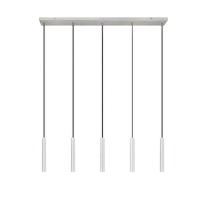 Z-Lite - 919MP12-5L-BN-LED - LED Linear Chandelier - Forest - Brushed Nickel
