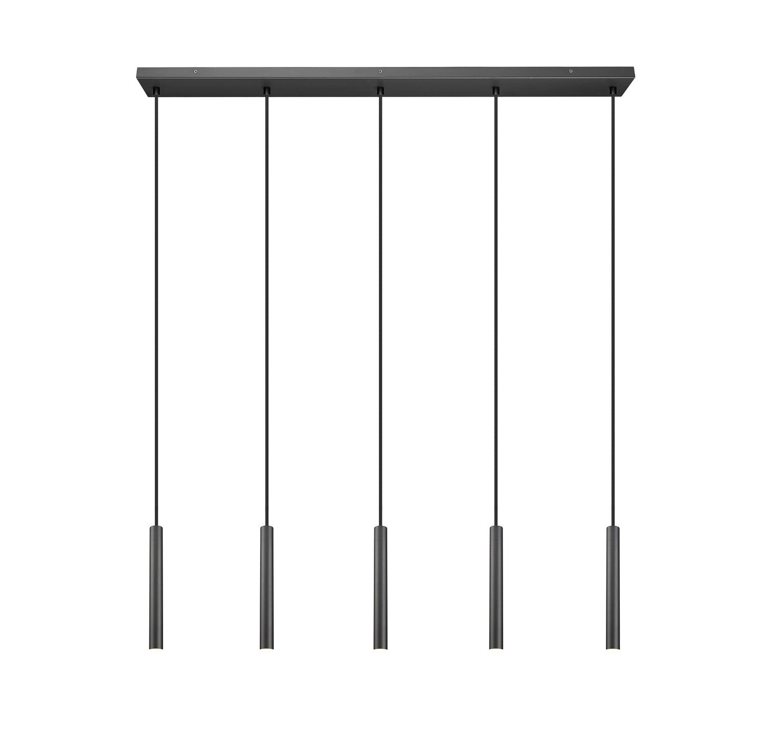 Z-Lite - 919MP12-5L-MB-LED - LED Linear Chandelier - Forest - Matte Black