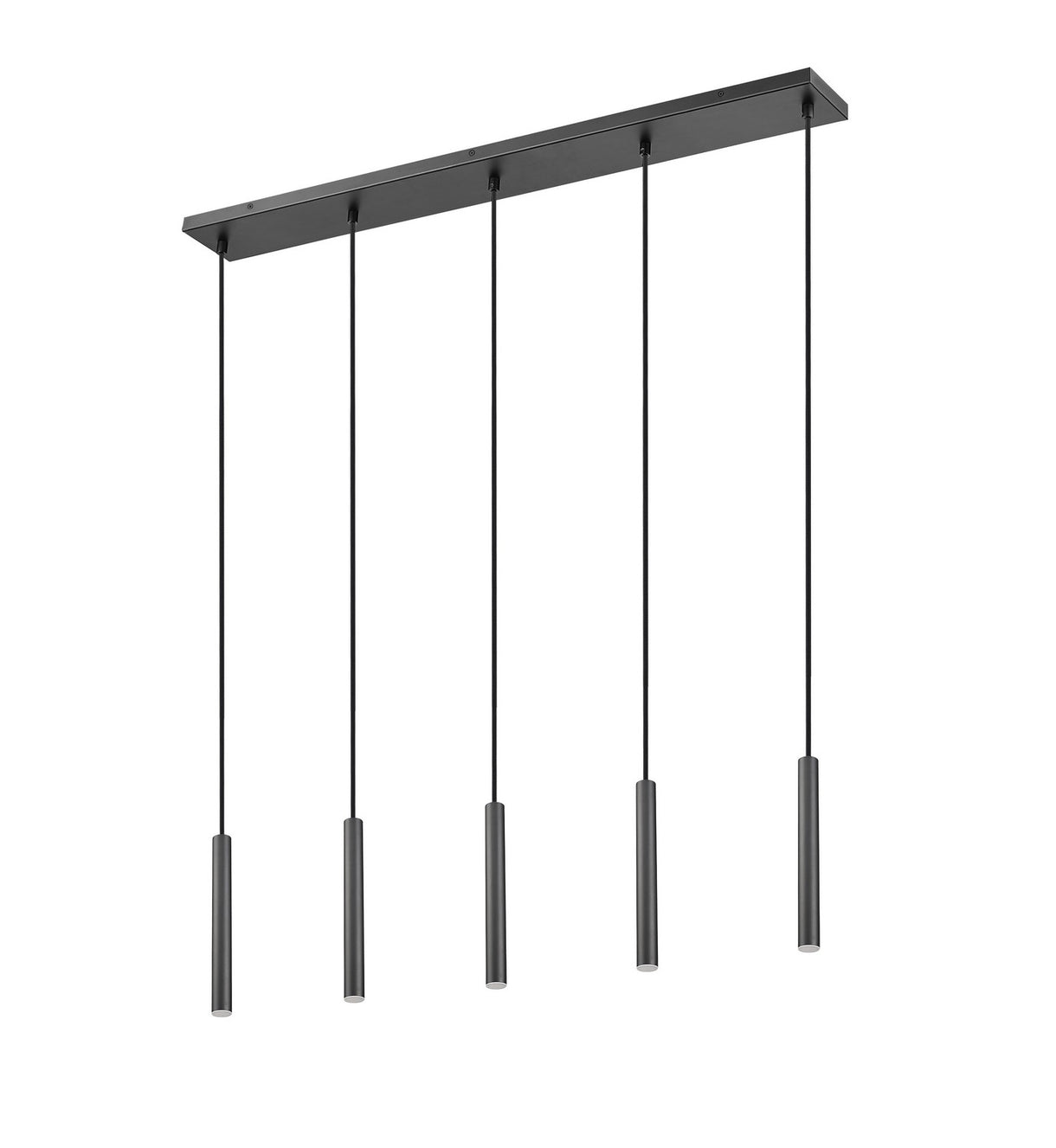Z-Lite - 919MP12-5L-MB-LED - LED Linear Chandelier - Forest - Matte Black